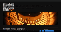 Desktop Screenshot of grillen-darf-nicht-gesund-sein.de